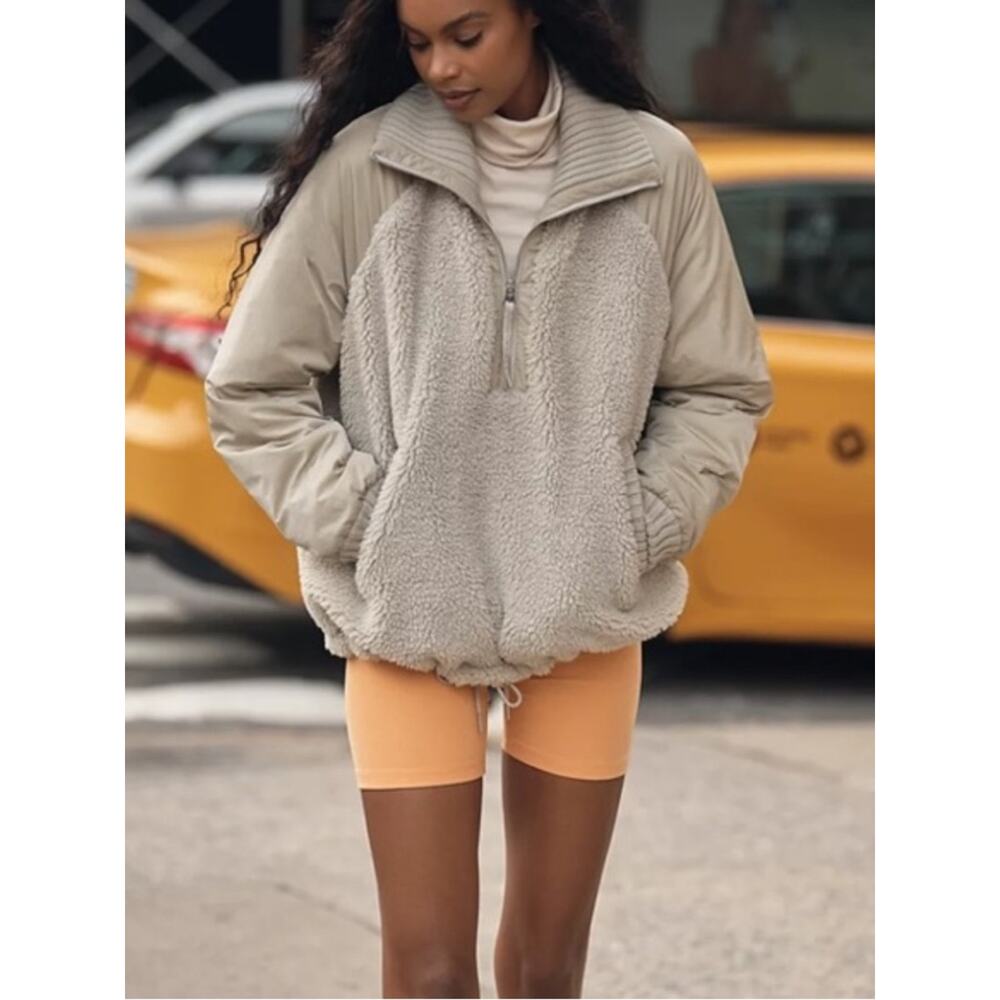 Varley Denee Half Zip Sherpa Jacket Women’s Size Medium